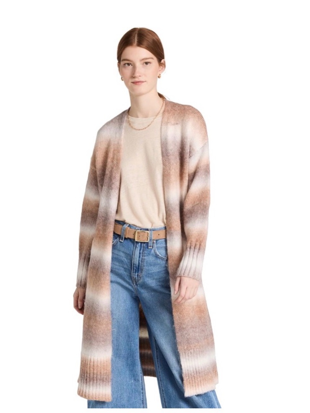 Z Supply Women’s Naya Cardigan Duster sweater Size Small oversized